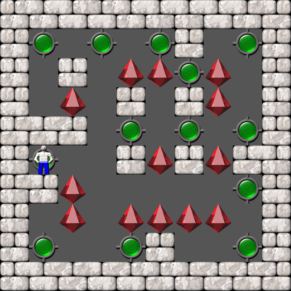 Sokoban Chrysalis Collection level 17